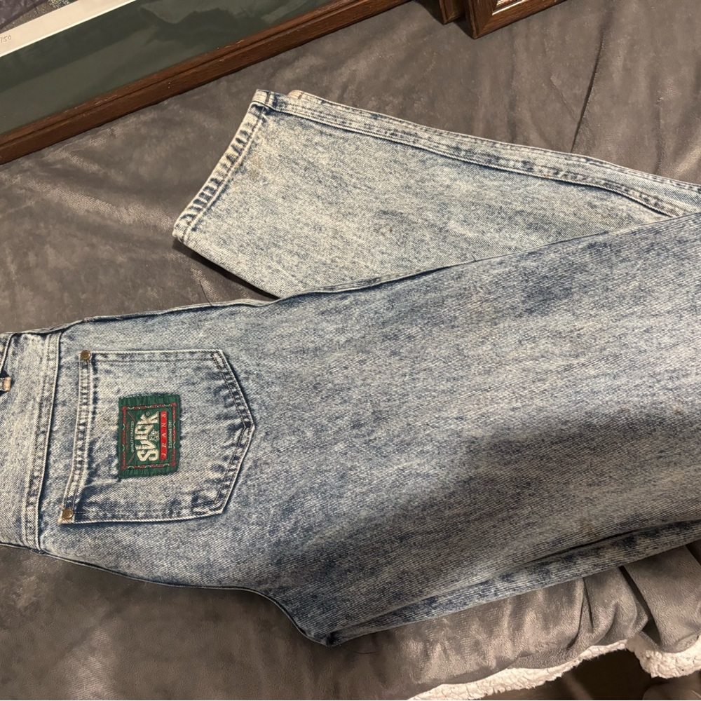 Slick Relaxed Jeans with Vintage Wash 80s